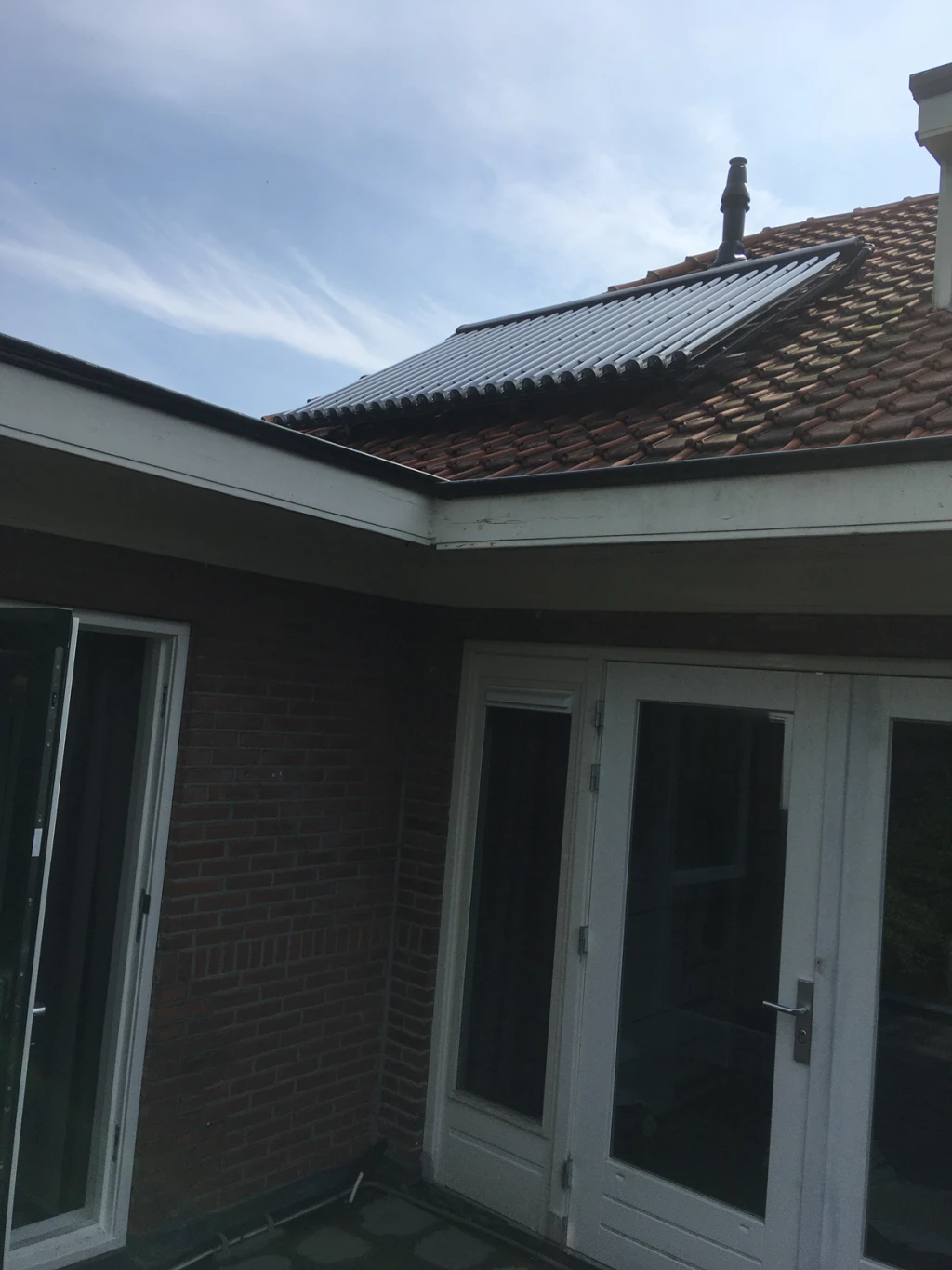Heet water systeem bij woning in Veenendaal