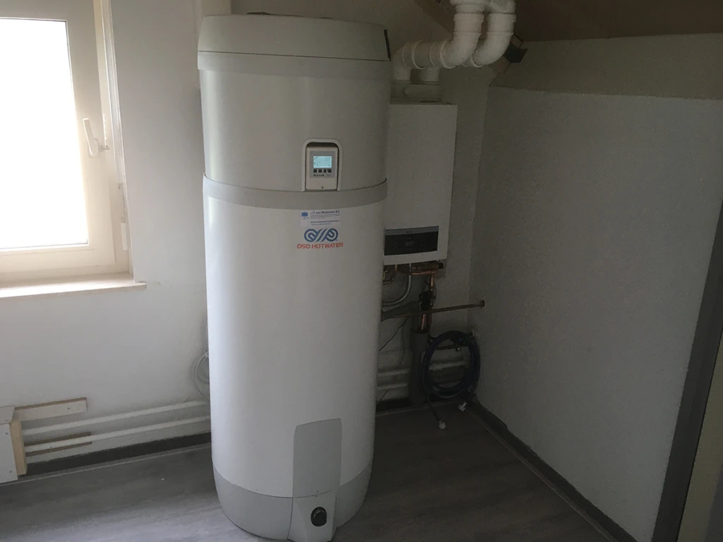 Woning Tiel voorzien van heetwatersysteem
