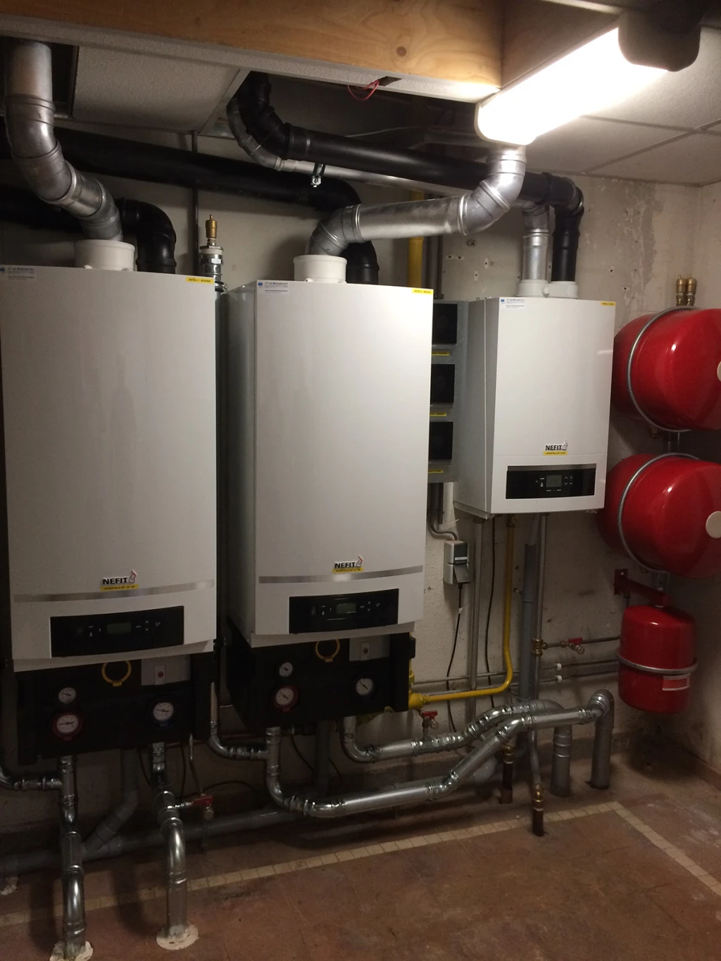 Aanpassing cv installatie school Herveld