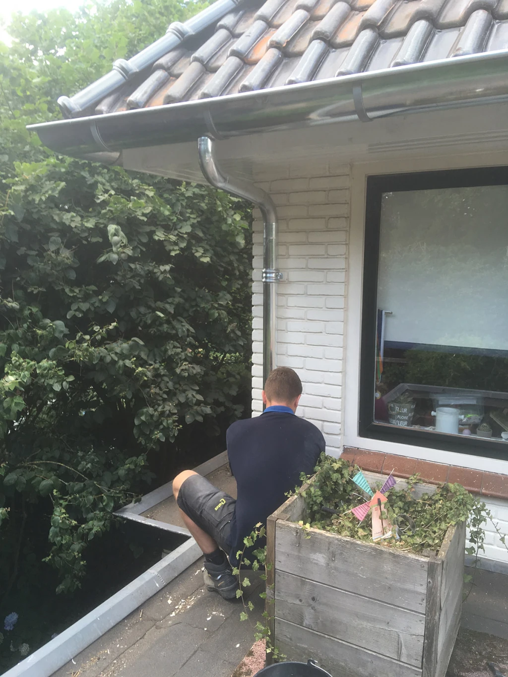 Dakgoot renovatie woning driebergen