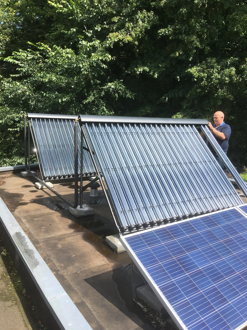 Aanleg heetwatersysteem voor zwembad installatie Culemborg